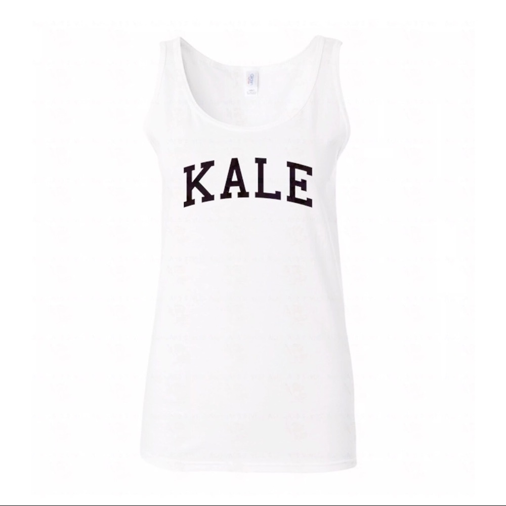 Women’s “KALE” Script Scoop Neck Tank Top